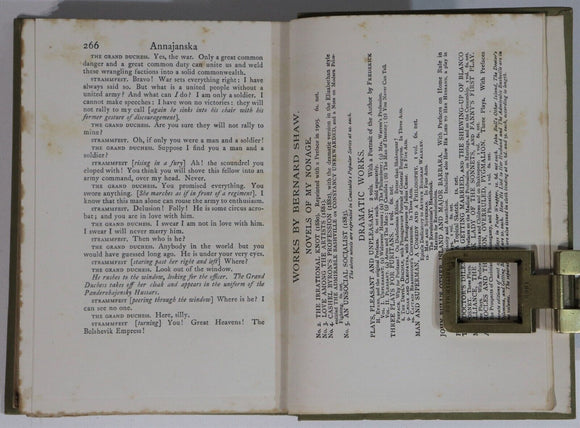 c1920 6vol Collected Works Of Bernard Shaw Literature Book Collection