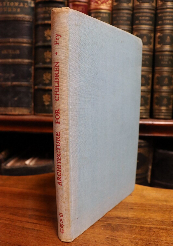 1944 Architecture For Children Antique Architecture Reference Book