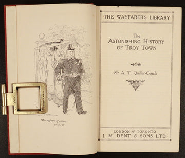1934 Astonishing History Of Troy Town by A.T. Quiller-Couch British Fiction Book - 0