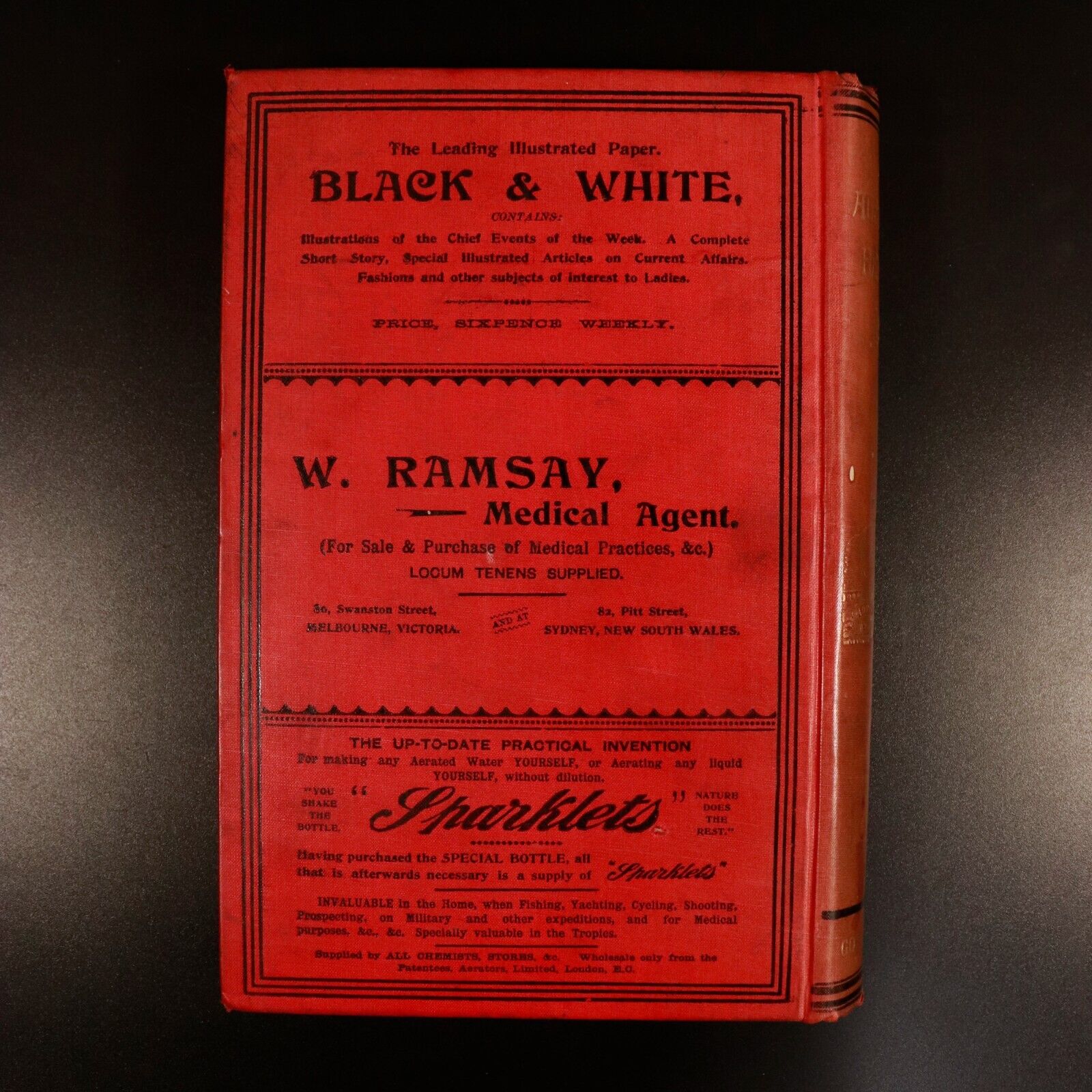 1900 Australian Handbook Directory Business Guide Antiquarian Reference Book