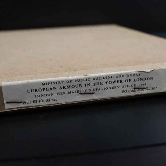 1968 European Armour In The Tower Of London 1st Edition Vintage Military Book