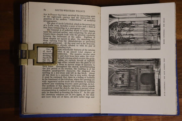 c1914 The Cathedrals Of Southern France Antique Architecture History Book