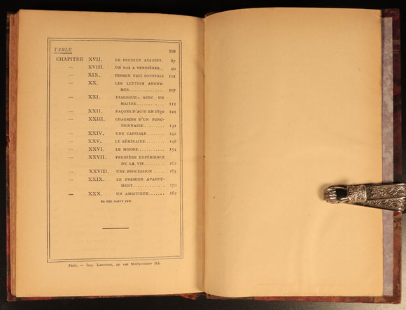 c1920 2vol Stendhal Le Rouge Et Le Noir Antique French Fiction Book Set