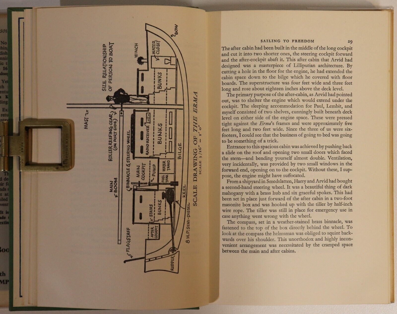 1953 Sailing To Freedom by Veedam & Wall Maritime Exploration Book