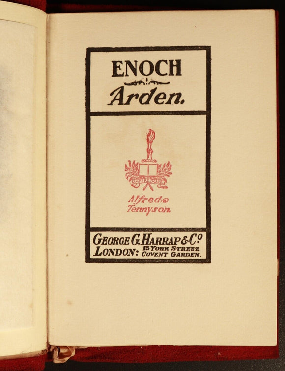 c1905 Enoch Arden by Alfred Tennyson Antique British Poetry Book Kings Treasury