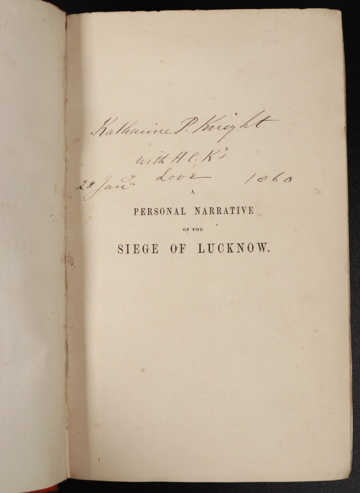 1858 Siege Of Lucknow by LE Ruutz Rees Antiquarian Indian Mutiny History Book