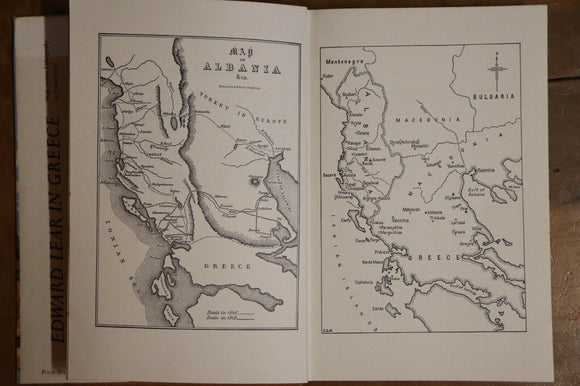 1965 Edward Lear In Greece Landscape Artist Vintage Art Reference Book