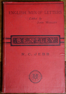 1882 English Men Of Letters: Richard Bentley Antique British History Book 1st Ed-1