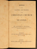 1851 History Of Christian Church Apostles by A. Neander Antique History Book-6