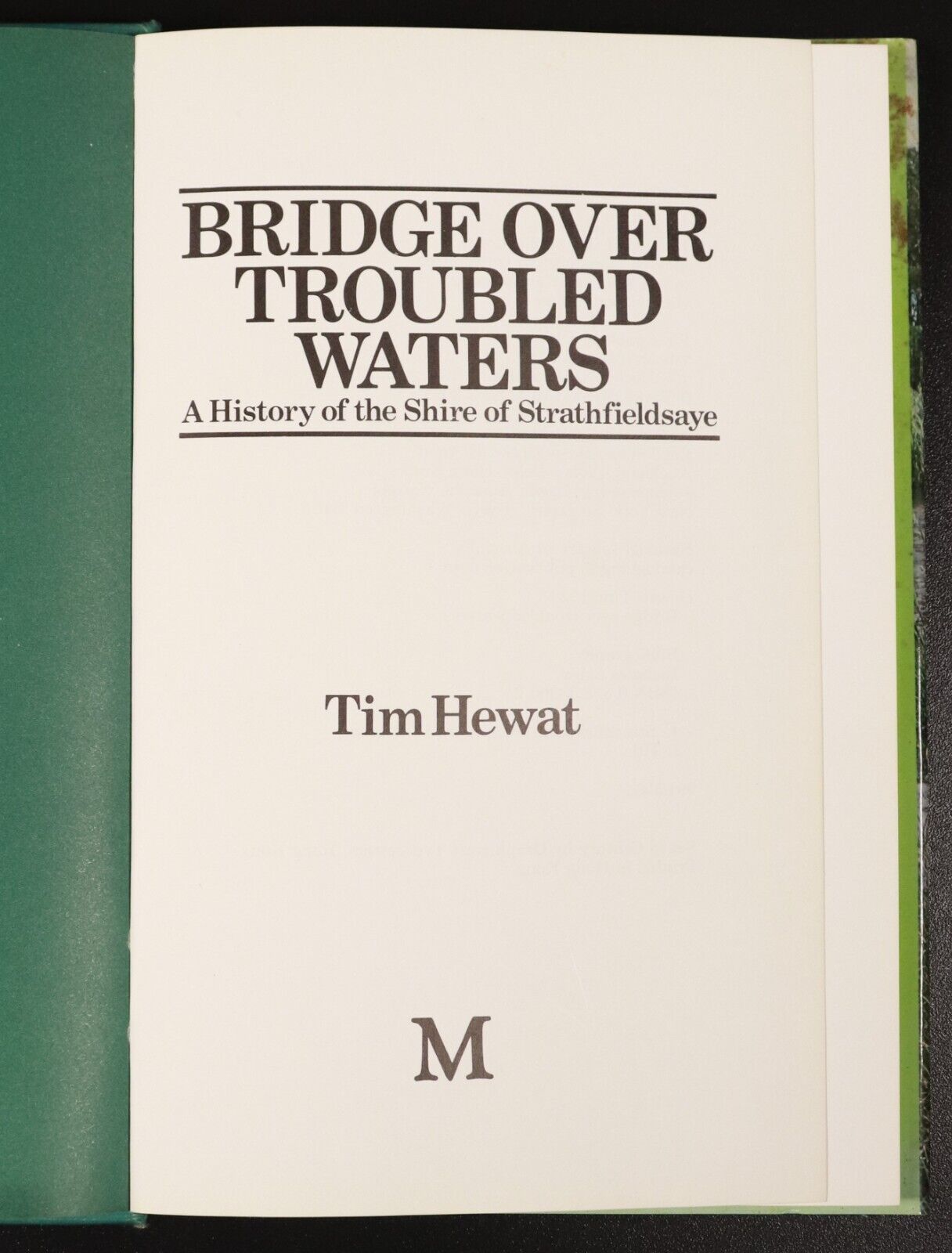 1983 Bridge Over Troubled Waters: Strathfieldsaye Australian Local History Book