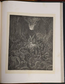 c1880 Milton's Paradise Lost: Gustave Dore Antiquarian Book Engravings-9