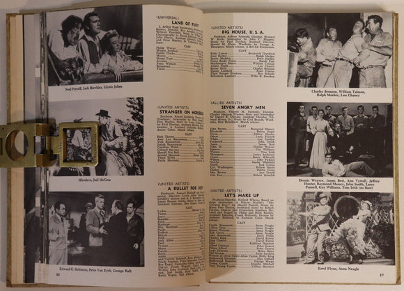 1956 Daniel Blum's Screen World Vintage Film & Cinema History Book