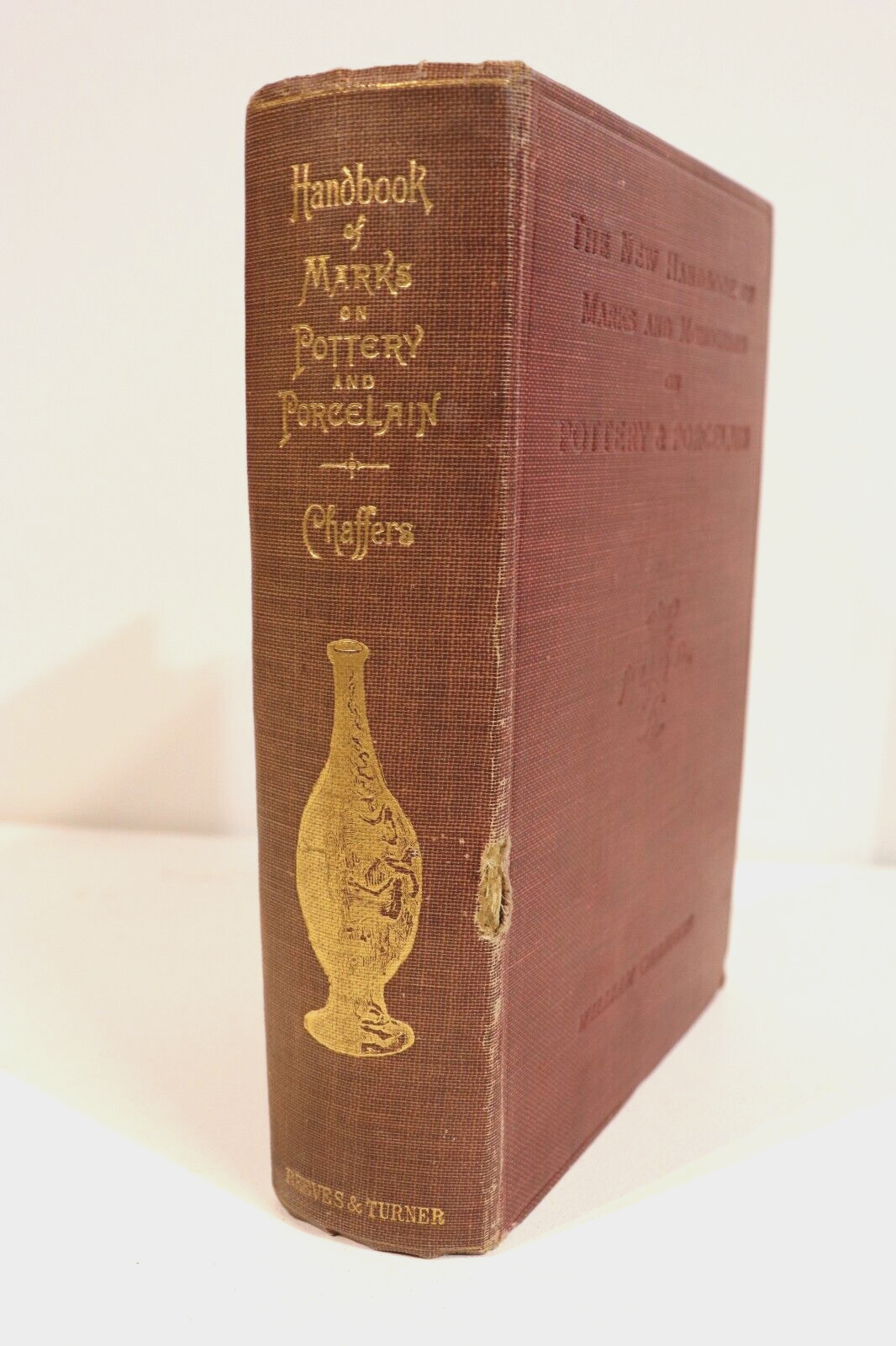 1924 Marks & Monograms On Pottery & Porcelain Antique Reference Book