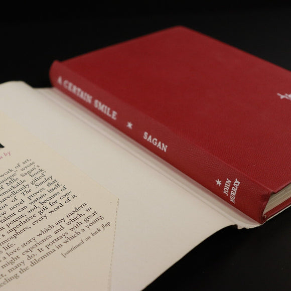 1956 A Certain Smile by Francois Sagan 1st Edition Vintage Fiction Book