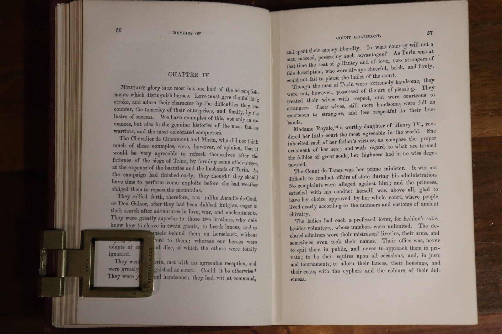 1891 Memoirs Of The Court Of Charles II by Count Grammont Antique History Book