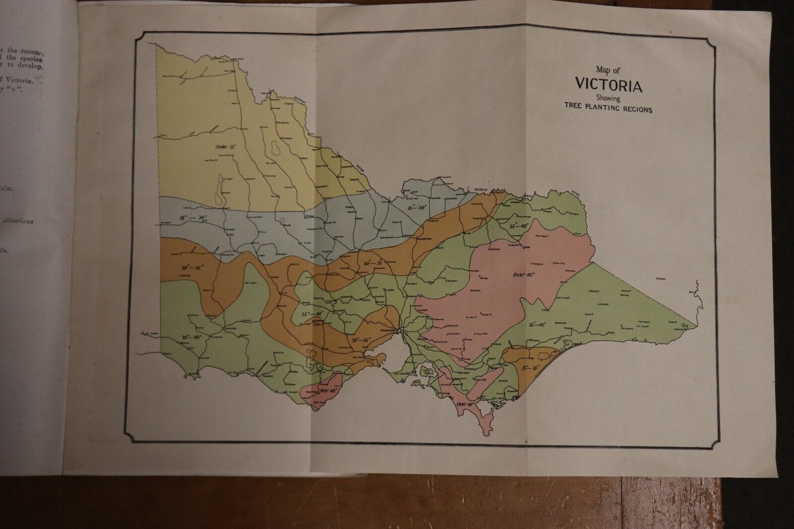 1945 Selection Propagation Planting Of Trees In Victoria Australian History Book - 0