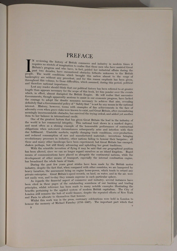 c1920 British Sports & Sportsmen - Modern Commerce Antique British History Book