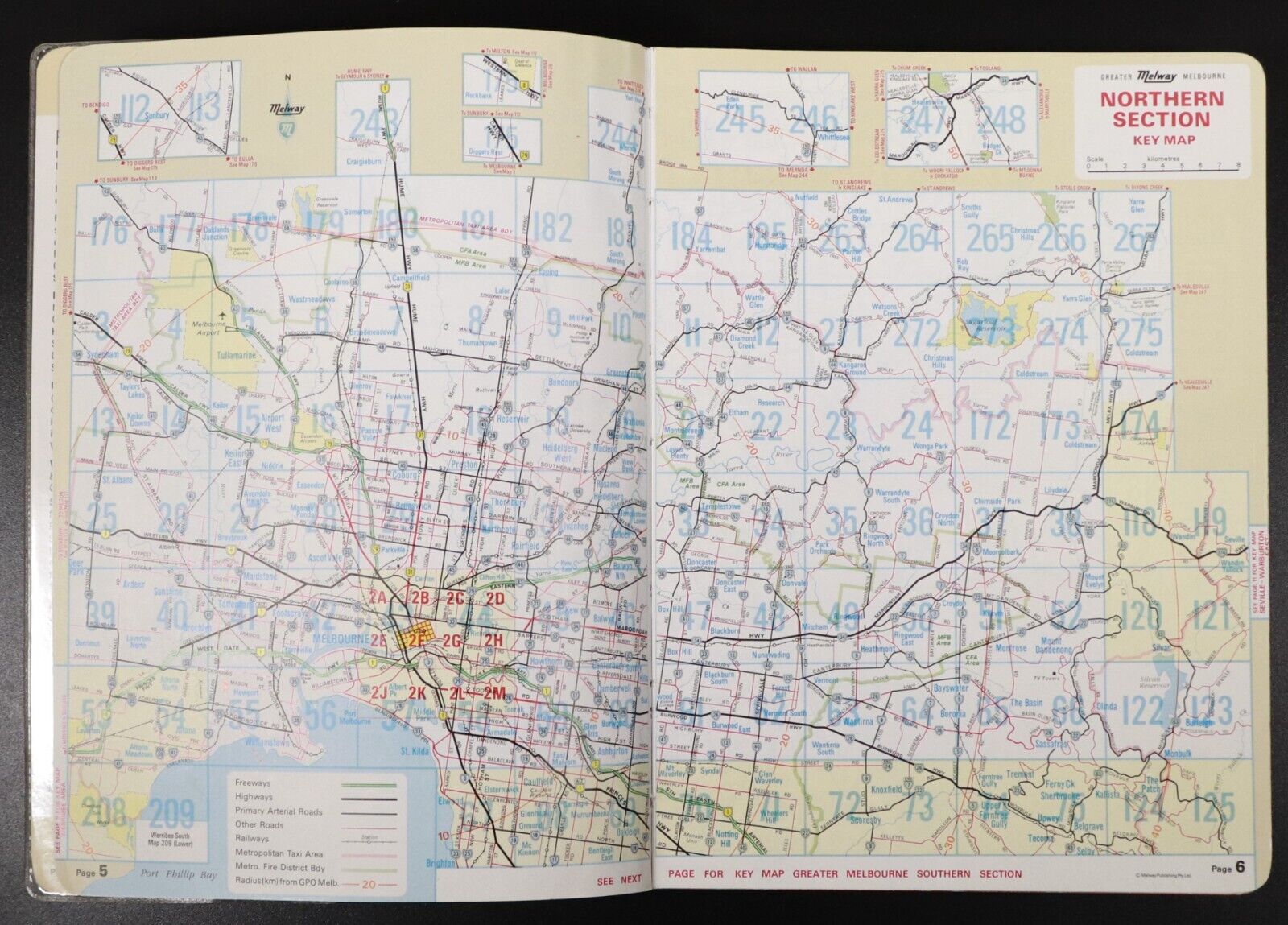 1989 Melway Street Directory Of Greater Melbourne Maps Book Melways Sleeve