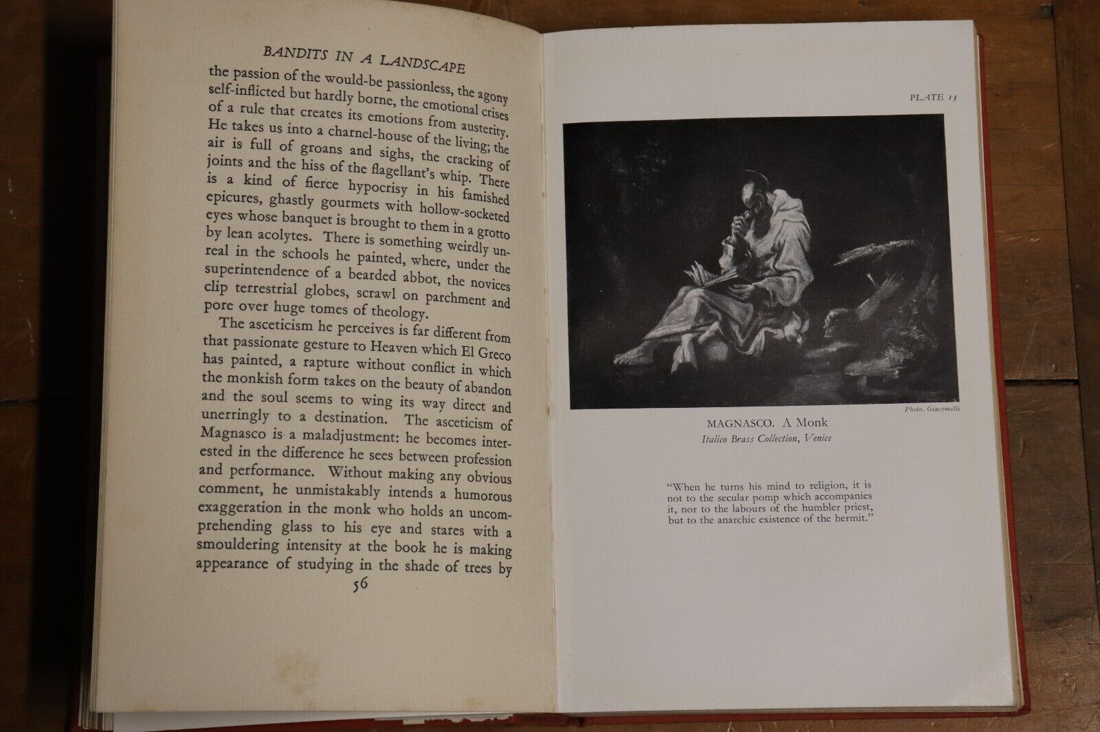 1937 Bandits In A Landscape by W Gaunt 1st Edition Antique Art History Book