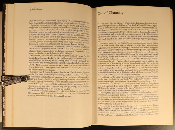 1969 Brown Power by C. Edwards History Of SEC Victoria Energy History Book