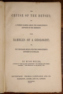 1858 The Cruise Of The Betsey by Hugh Miller Antiquarian Exploration Book 1st Ed-2