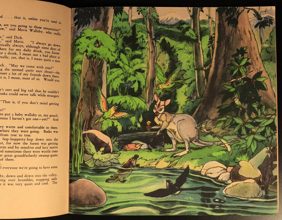 1946 Digit Dick & Tasmanian Devil Antique Australian Childrens Book 2nd Edition