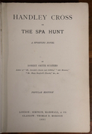 1891 Handley Cross A Sporting Novel by Robert S Surtees Antique Fiction Book-2