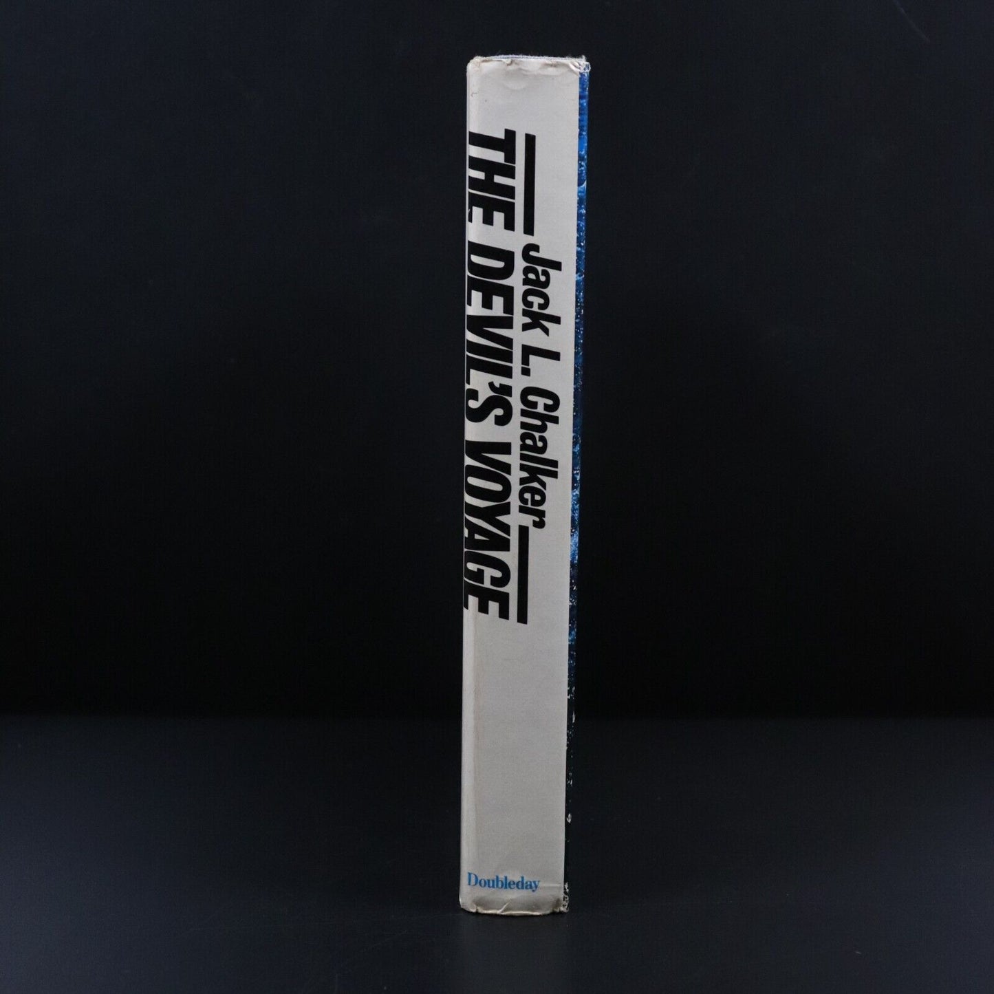 1981 The Devils Voyage by JL Chalker Vintage Military Fiction Book 1st Ed SIGNED