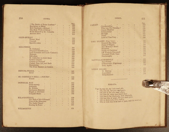 1891 Inis-Owen & Tirconnell by W Doherty Antiquarian Irish History Book 1 of 100