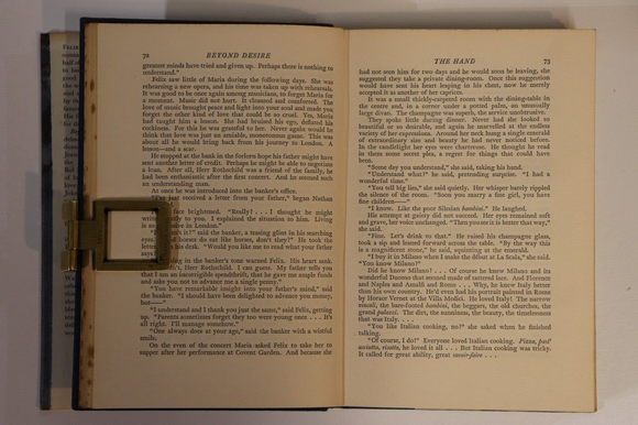 1956 Beyond Desire by Pierre La Mure 1st Edition Vintage Romance Fiction Book