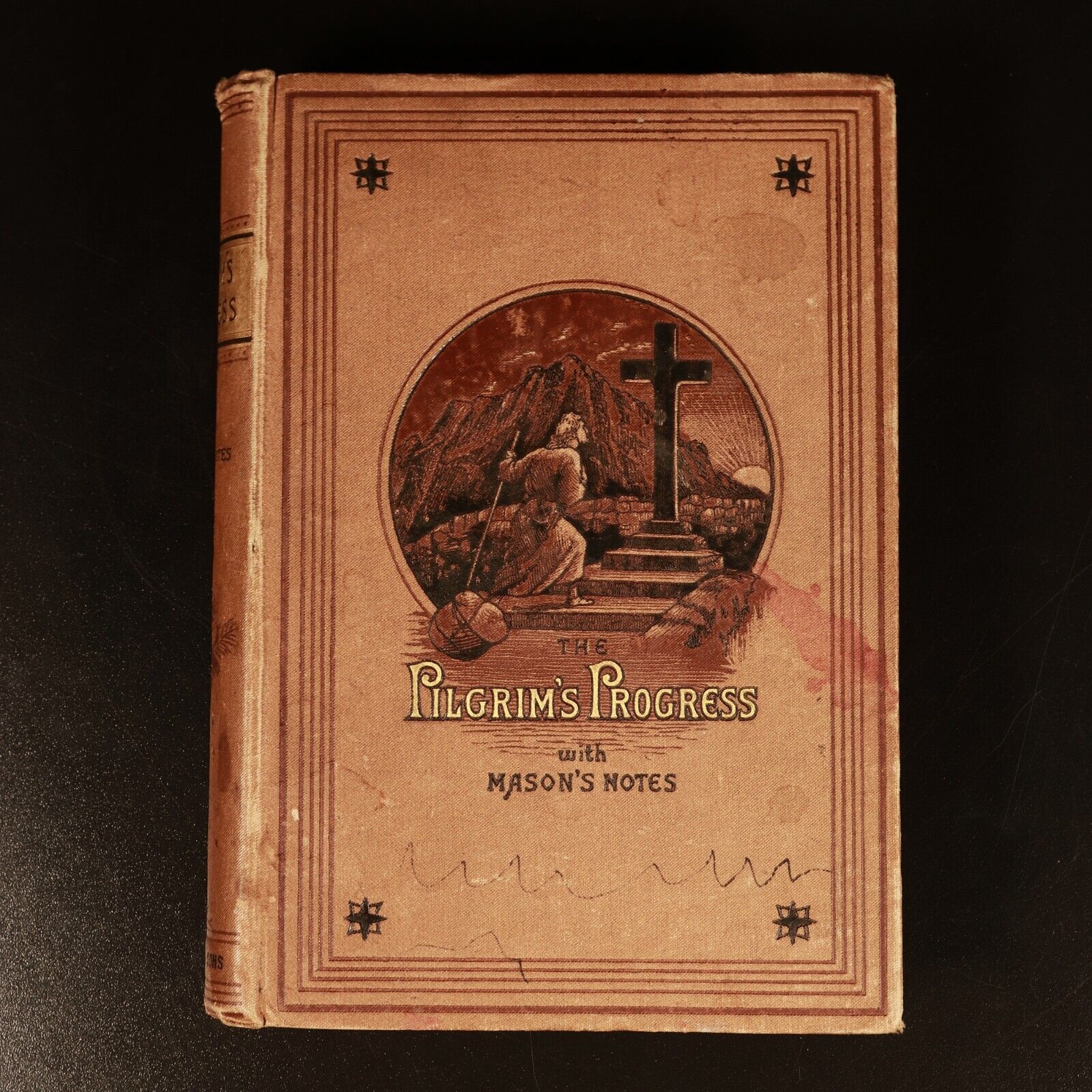 1883 The Pilgrim's Progress by John Bunyan Antique Christian Literature Book