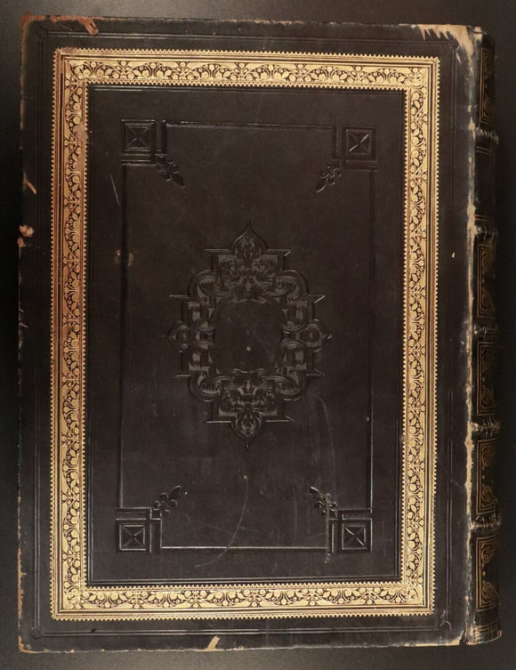 c1860 Commentary On Old Testament + Holy Bible Robert Jamieson Antiquarian Bible