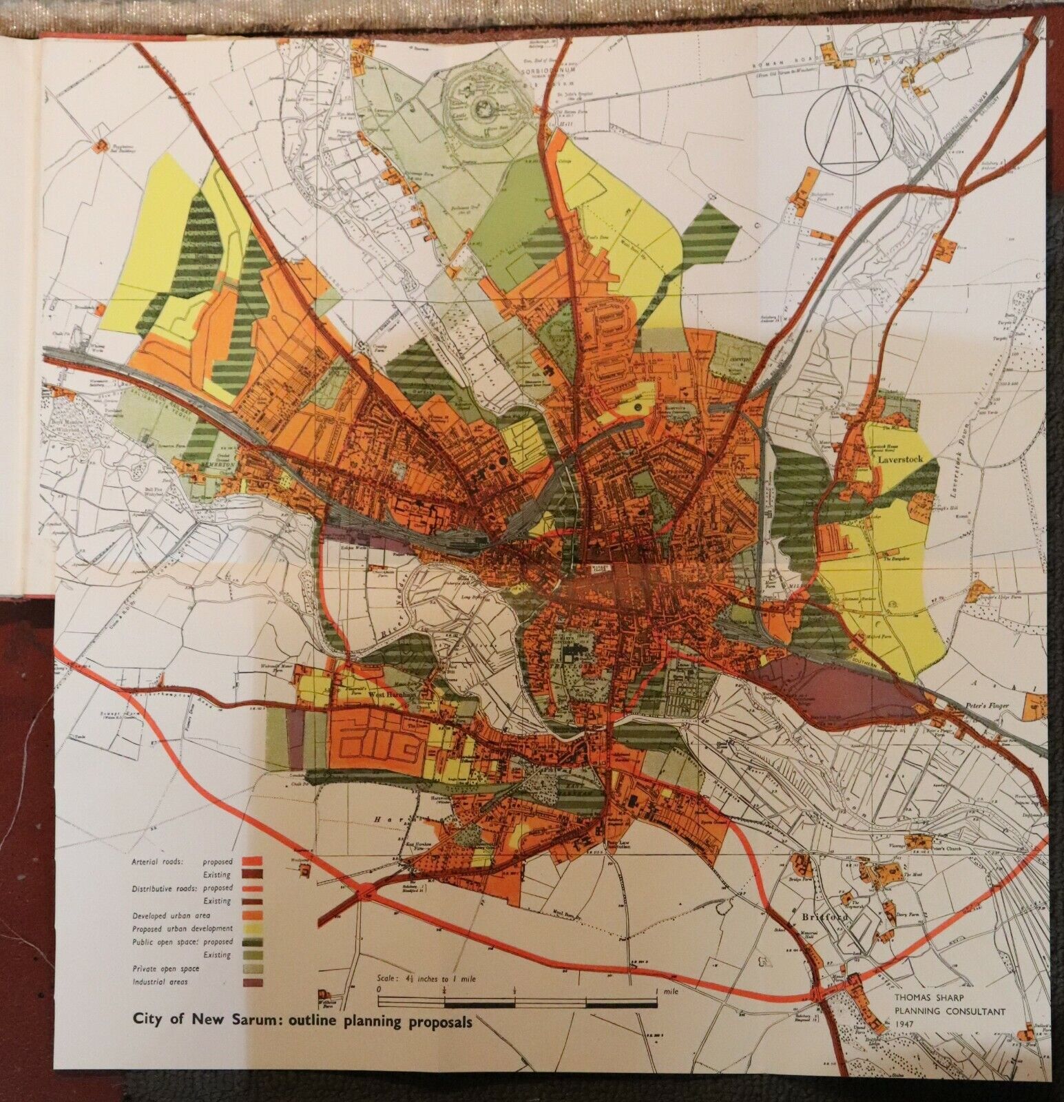 1949 Newer Sarum: A Plan For Salisbury Antique British Architecture Book