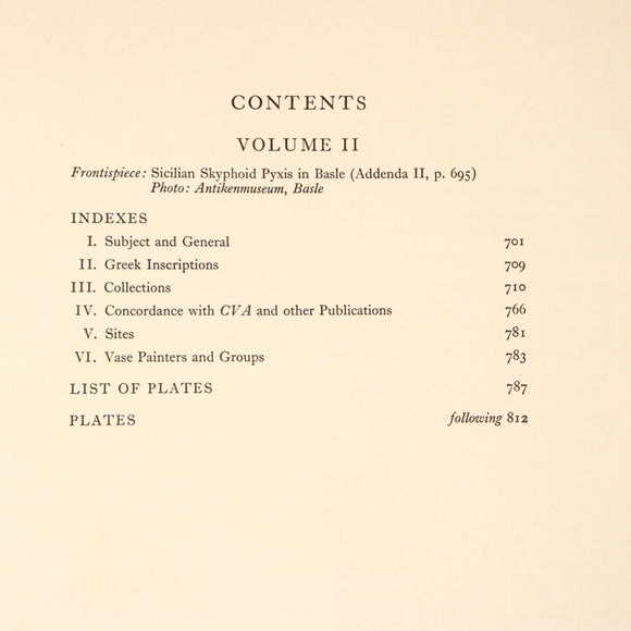 1967 Red Figured Vases Of Lucania Campania Sicily Archaeology Book Vol 2. Plates