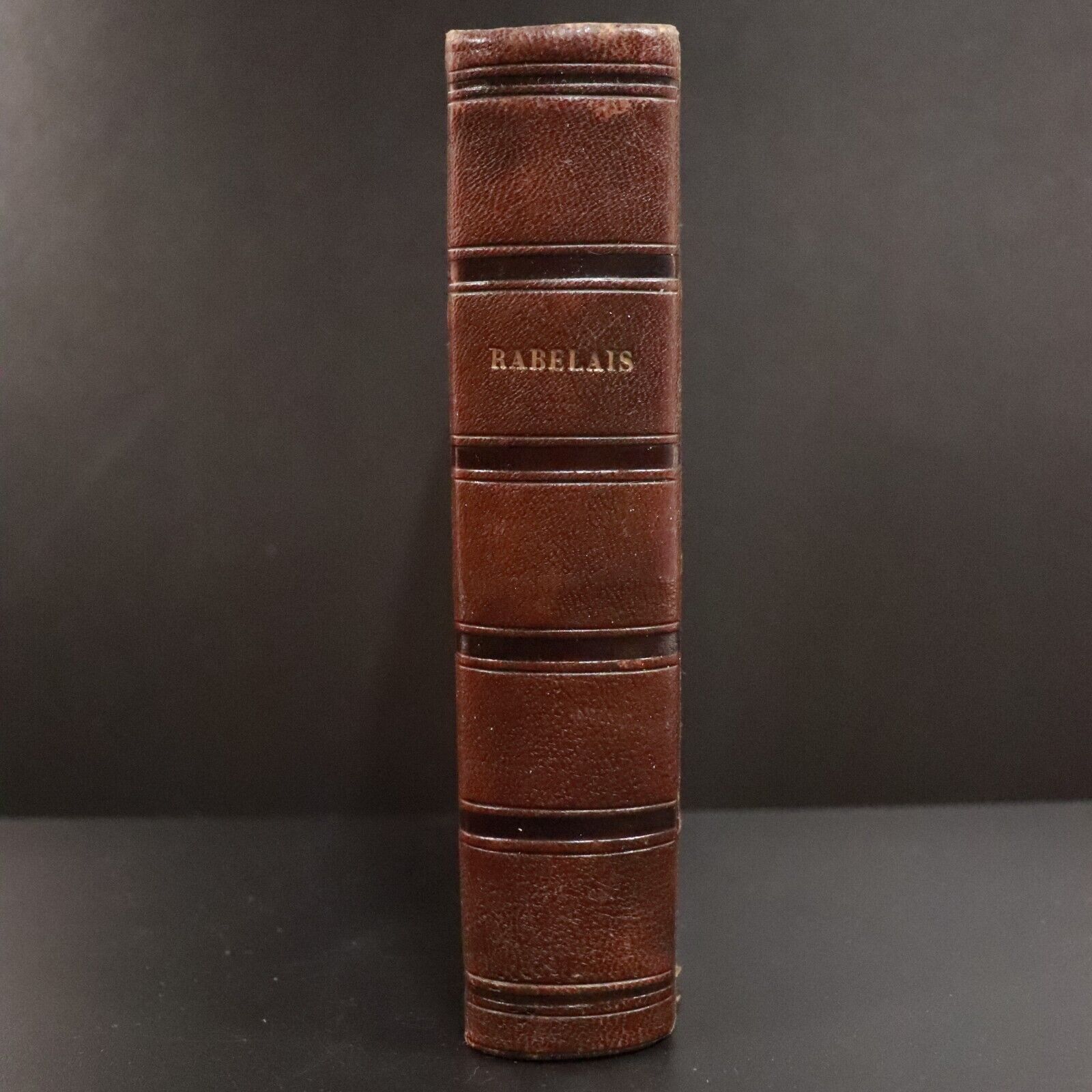 1854 Oeuvres De Rabelais by Louis Barre Antiquarian French Literature Book