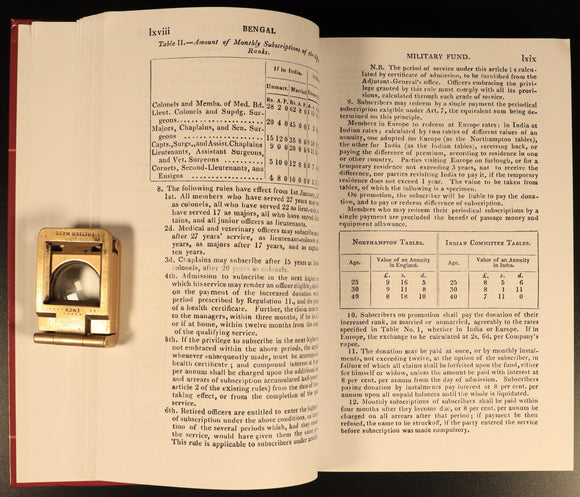 Indian Mutiny East India Company Register 1858 Military History Book Savannah