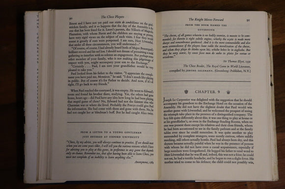 1961 The Chess Players by FP Keyes 1st Edition Vintage Literature Book