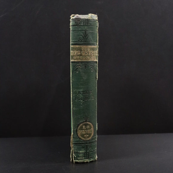 1882 The Dog Crusoe & His Master by RM Ballantyne Antique Adventure Fiction Book