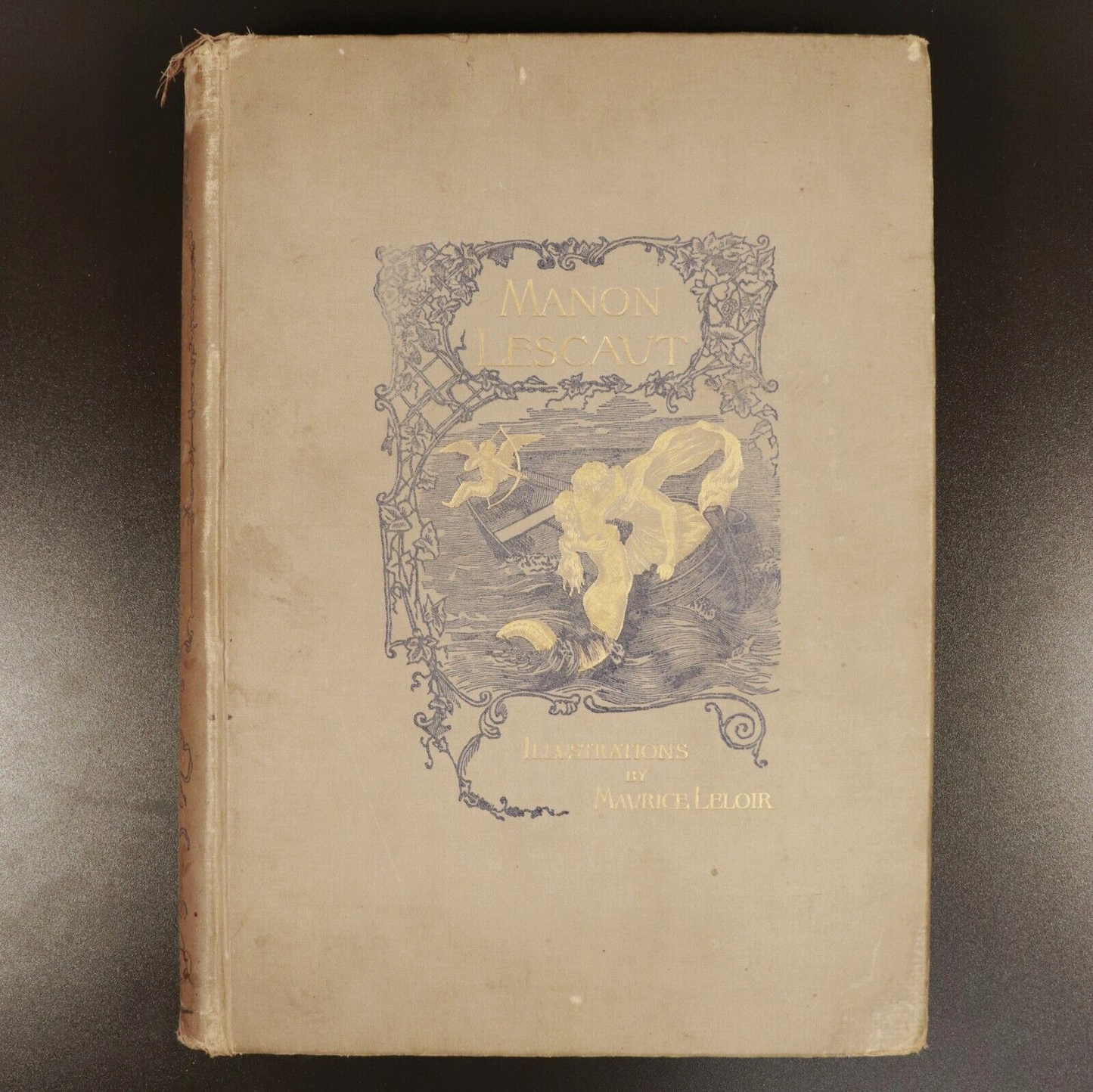 1890 History Of Manon Lescaut by The Abbe Prevost Antique Art & History Book