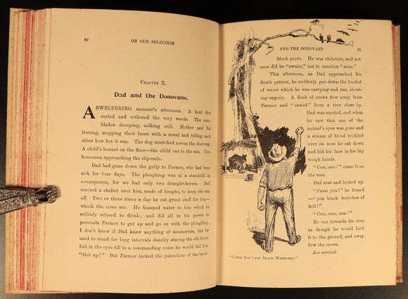 1903 On Our Selection! by Steele Rudd Antique Australian Literature Book