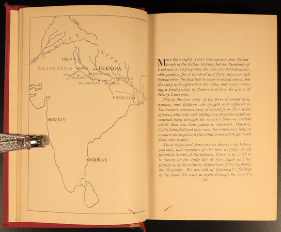 1938 Ordeal At Lucknow by Michael Joyce Antique British Military Book 1st Ed