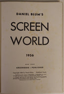 1956 Daniel Blum's Screen World Vintage Film & Cinema History Book-2