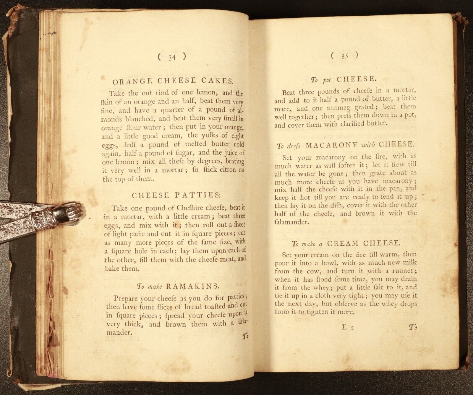 1777 Young Ladies Guide In Art Of Cookery Rare Antiquarian Cook Book + Recipes