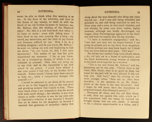 1918 2vol Kidnapped & Catriona by R.L. Stevenson Antique Literature Books