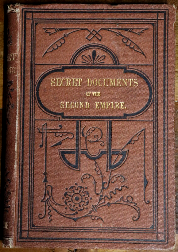 1871 The Secret Documents Of The Second Empire Antique French History Book