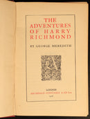 1906 The Adventures Of Harry Richmond by George Meredith Antique Fiction Book-5
