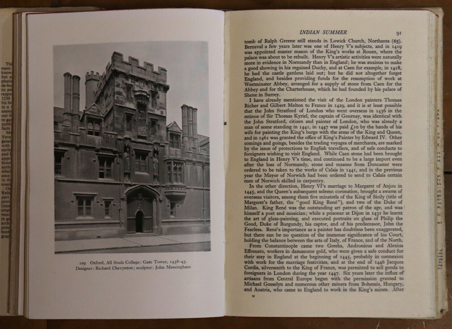 1947 Gothic England 1300 to 1550 by John Harvey 1st Ed British History Book