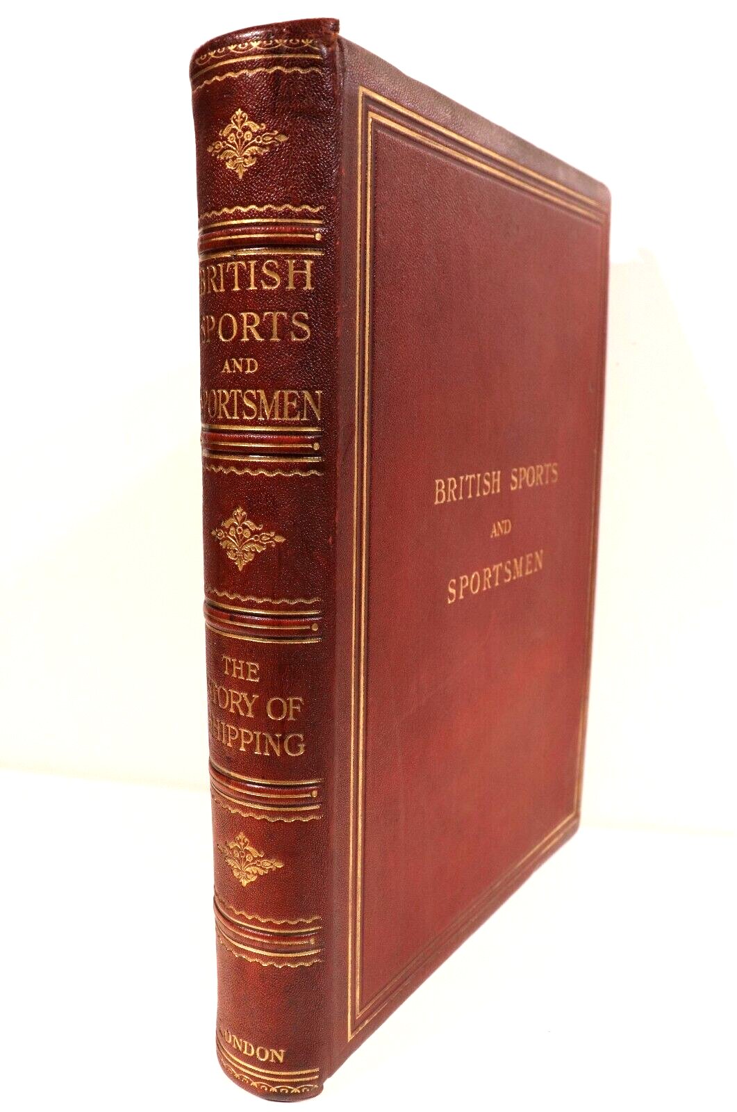 c1920 British Sports & Sportsmen - Story Of Shipping Antique Sports History Book