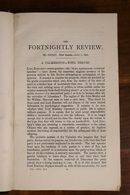 1899 The Fortnightly Review Vol LXVI Antique British History Book Magazine-5