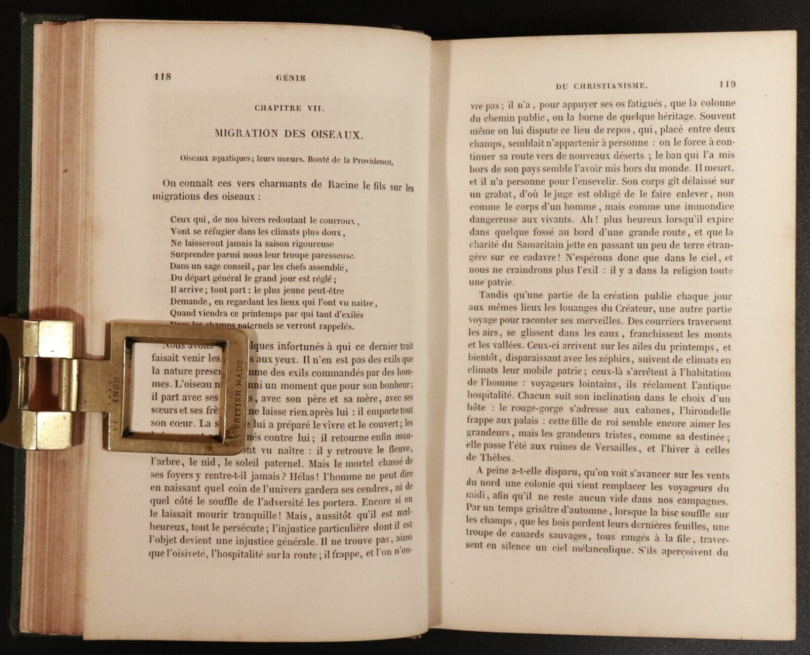 1854 2vol Le Genie Du Christianisme by de Chateaubriand Antique History Books